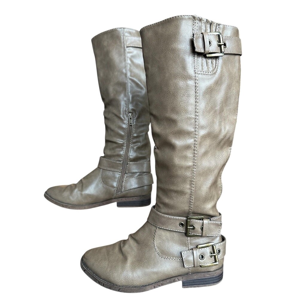 Rampage Ladies Boots Size 6M Style Name IDOLA Color TAUPE